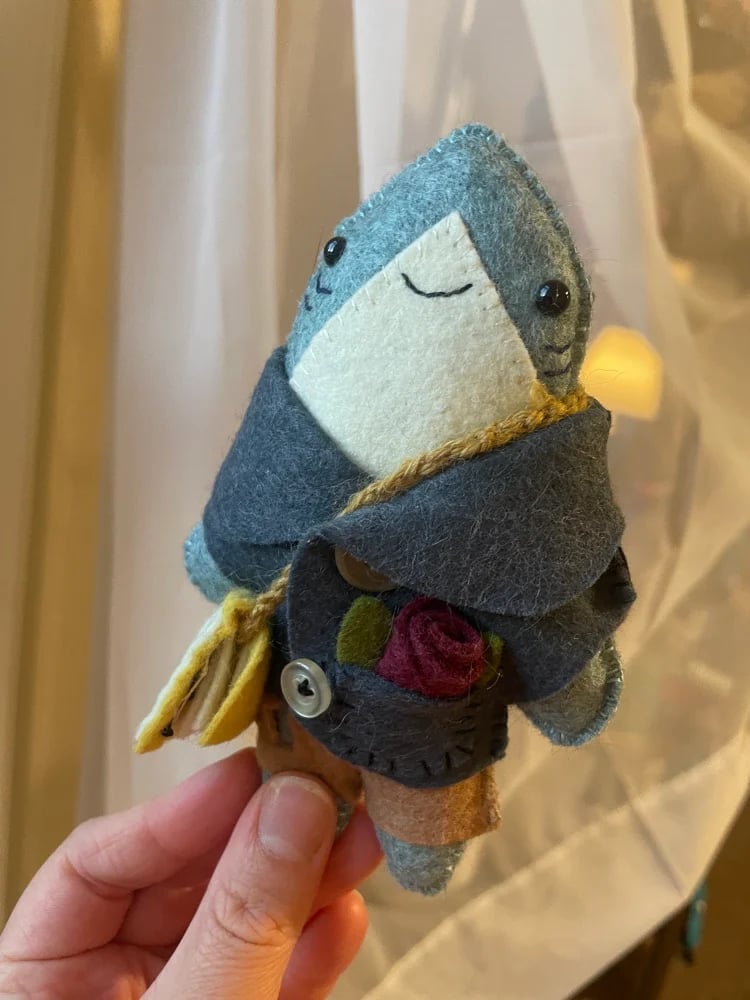 🔥LAST DAY SALE 50% OFF-🦈Handmade Felt Shark Character Dolls Collection