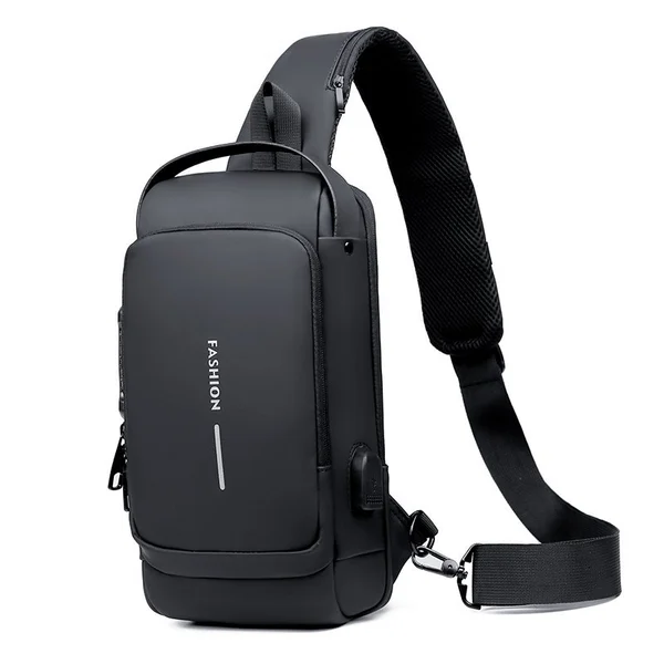 USB charging sport sling  Anti-theft shoulder bag - BUY 2 FREE SHIPPING