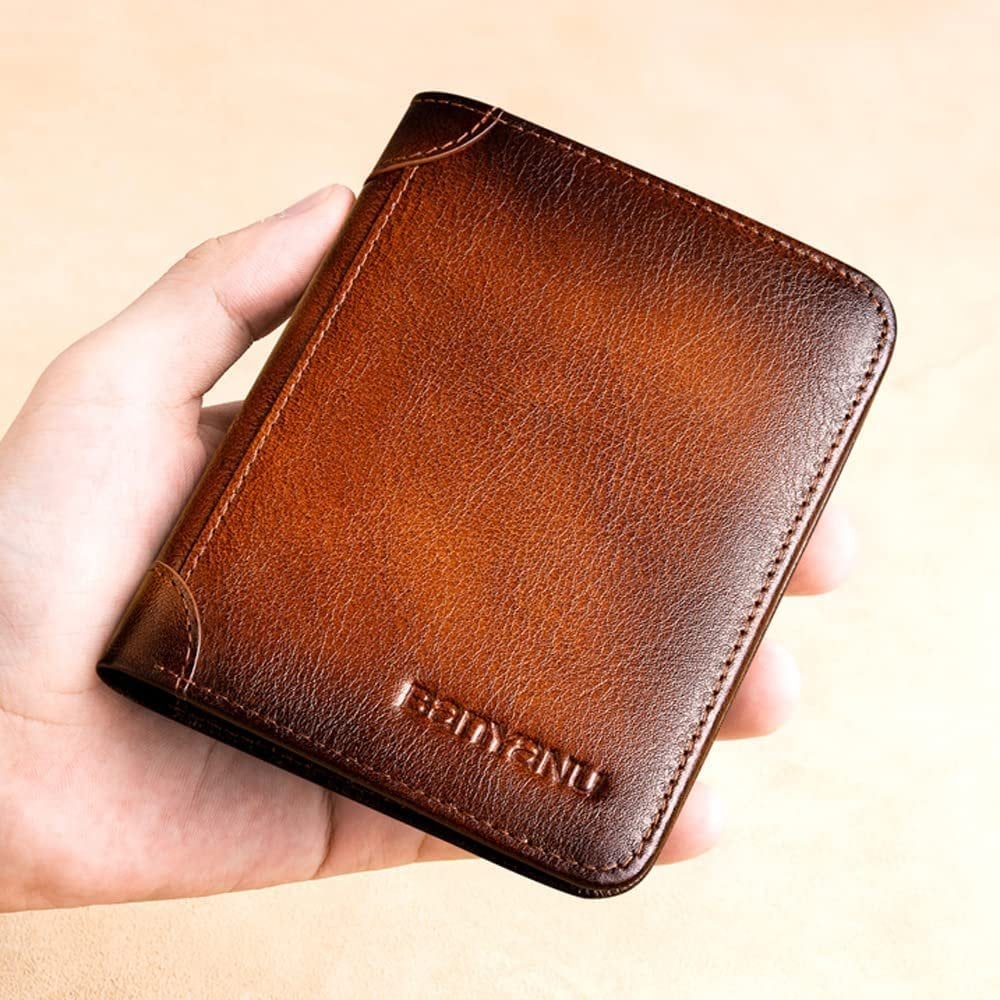 🔥Last Day Promotion 48% OFF-🎁- Multi-functional RFID Blocking Waterproof Durable Genuine Leather Wallet💰