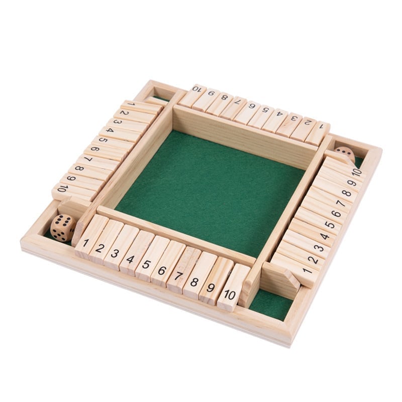 🎁TikTok Last Day Sale - 70% OFF🎁SHUT THE BOX-WOODEN DICE BOARD GAME