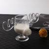 🎄Last Day Promotion 70% 🦌Glass Reindeer Mug⚡Buy 3 Get 1 Free