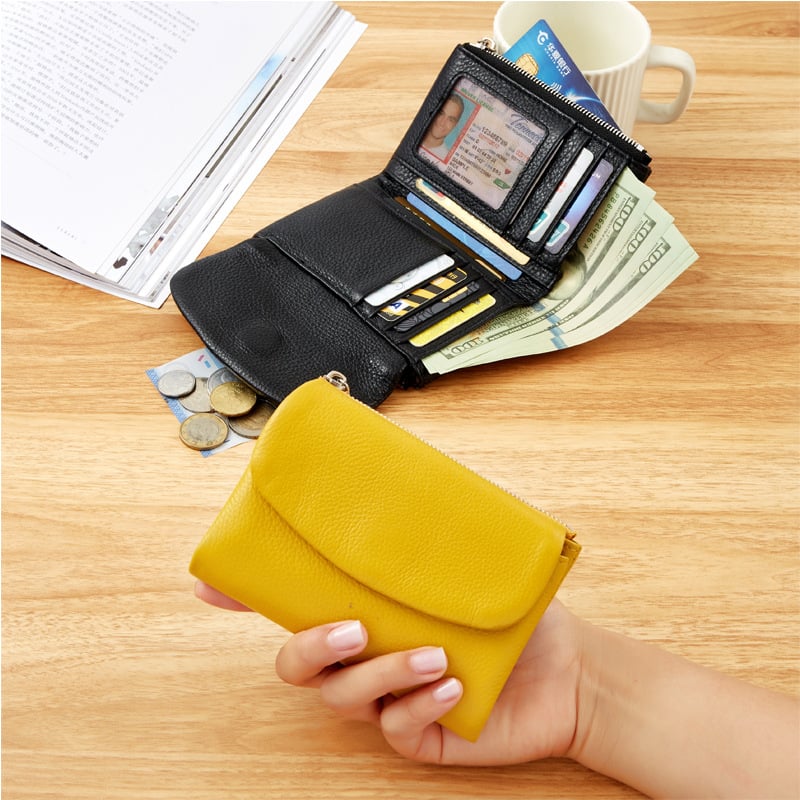 ⏰LAST DAY SALE 50% OFF💥Unisex Pebble Leather Wallet