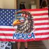 The perfect 4th of July gift!🎁 - Funny American Flag Bald Eagle MERICA 3x5ft