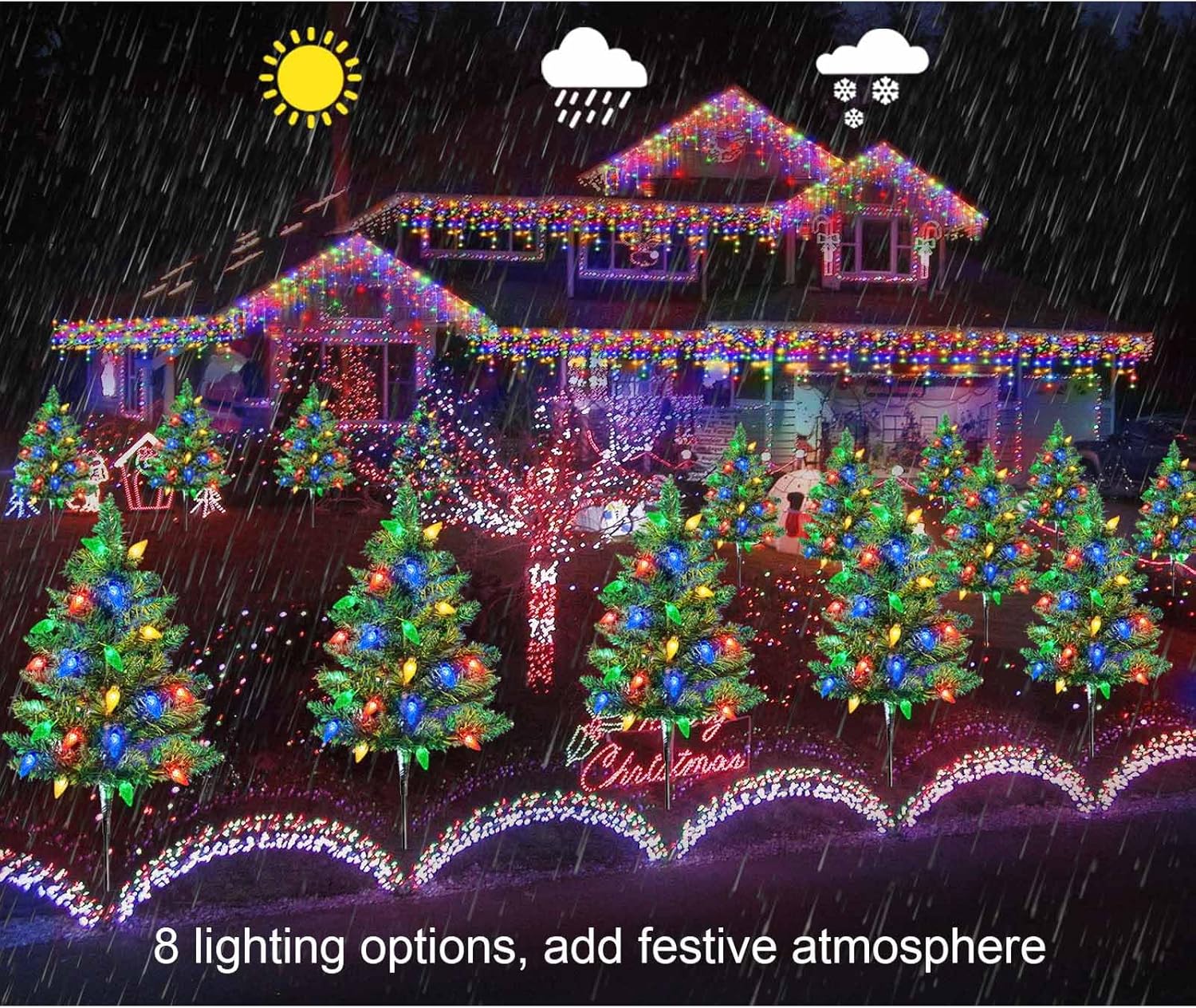 🔥Last Day Promotion 50% OFF🔥Solar-Powered Mini Christmas Tree
