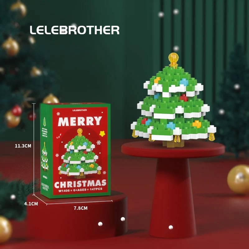 🎁TikTok Last Day Sale - 70% OFF🎄Santa Claus Design Building Blocks Toy
