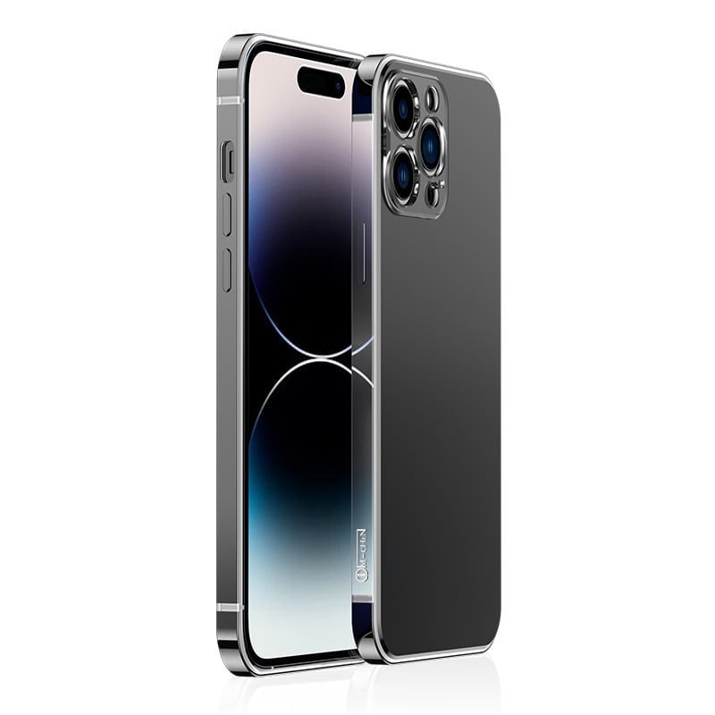 📱2023 Blue Metal Frame Matte Case Cover For iPhone(🔥BUY 2 FREE SHIPPING🔥)