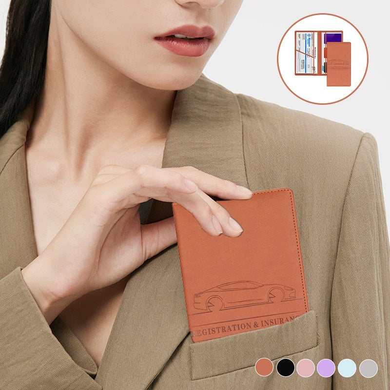 ⏰LAST DAY SALE 50% OFF - Car Registration & Insurance Card Holder