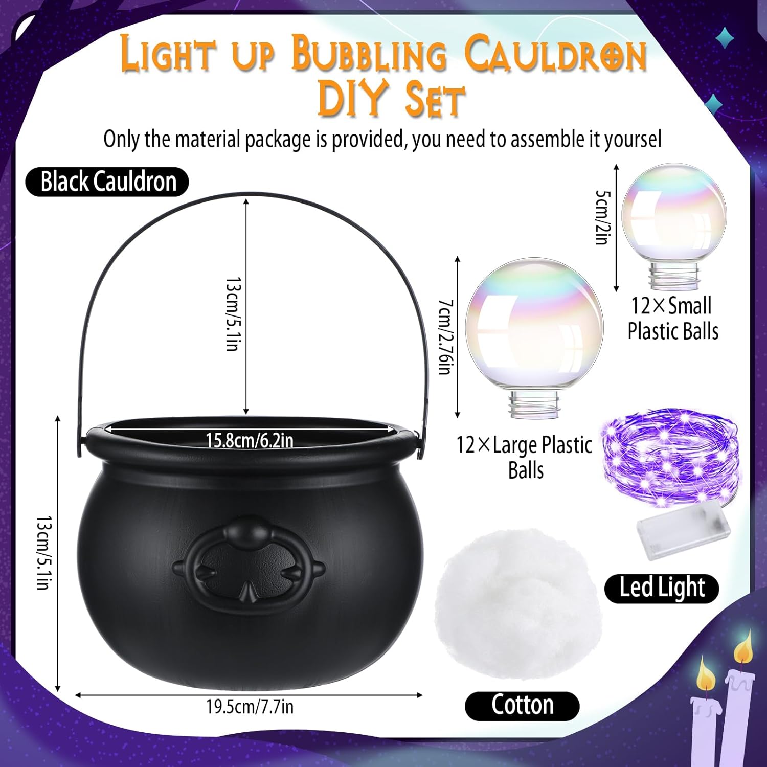 🎃Early Halloween Sale👻DIY Bubbling Cauldron Halloween-Buy 2 Free Shipping