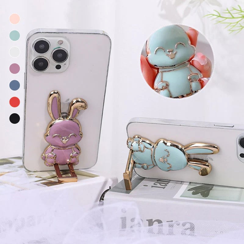 🐰Early Easter Sale 50% OFF- Foldable Bunny Phone Bracket (Buy 3 Get 1 Free)