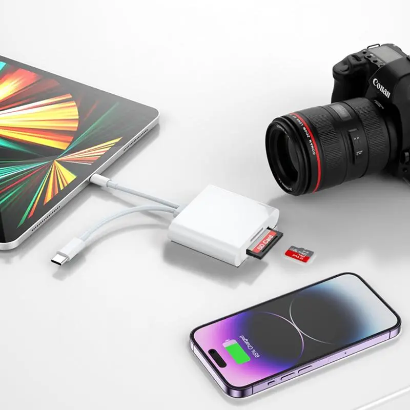🔥SD-Kartenleser, multifunktionalerMobiltelefon-SD-Kartenleser mit Typ-C-Schnittstelle