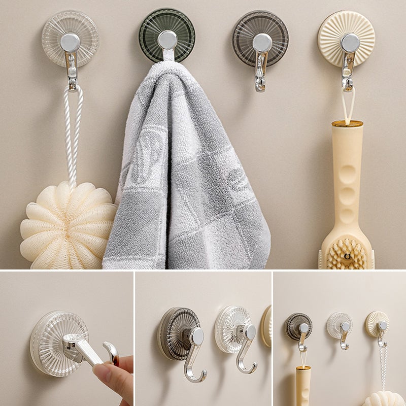 (🔥 Last Day Promotion 70% OFF) Powerful suction cup hooks no punching