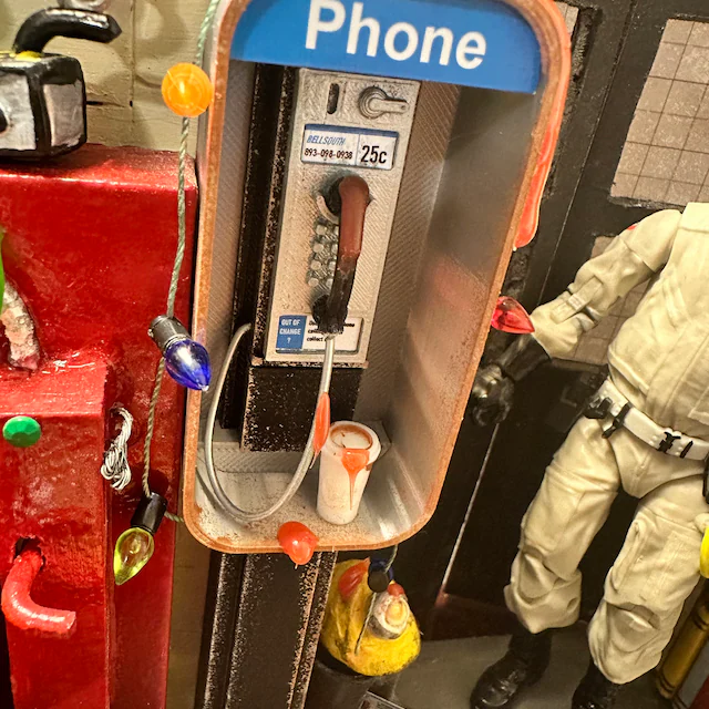 🔥Limited Stock - 🎁Handmade Miniature American Payphone 1:12 Scale Model