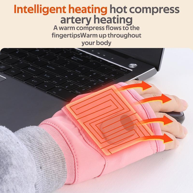 🎁Last Day Promotion 49% OFF🎁 USB Adjustable heating gloves with digital display