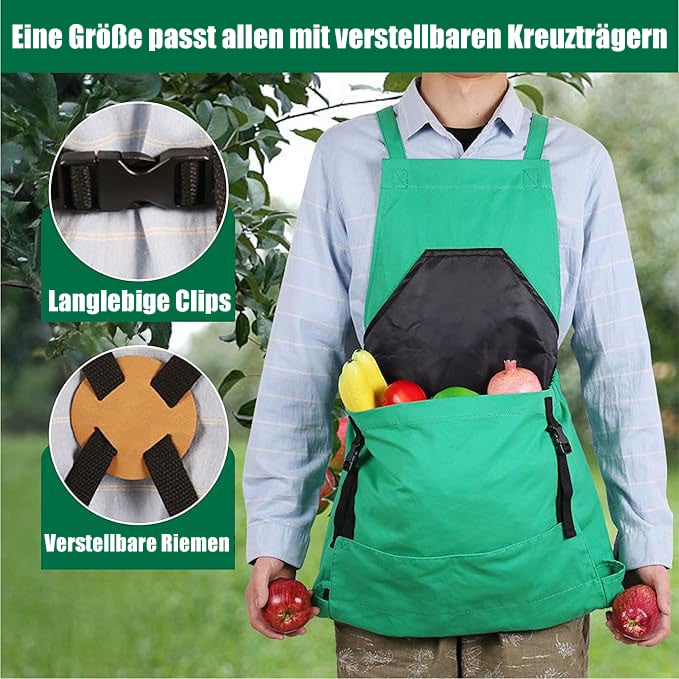 🔥Letzter Tag 49 % Rabatt✨ mit gekreuztem Rücken und tiefen Känguru-Taschen