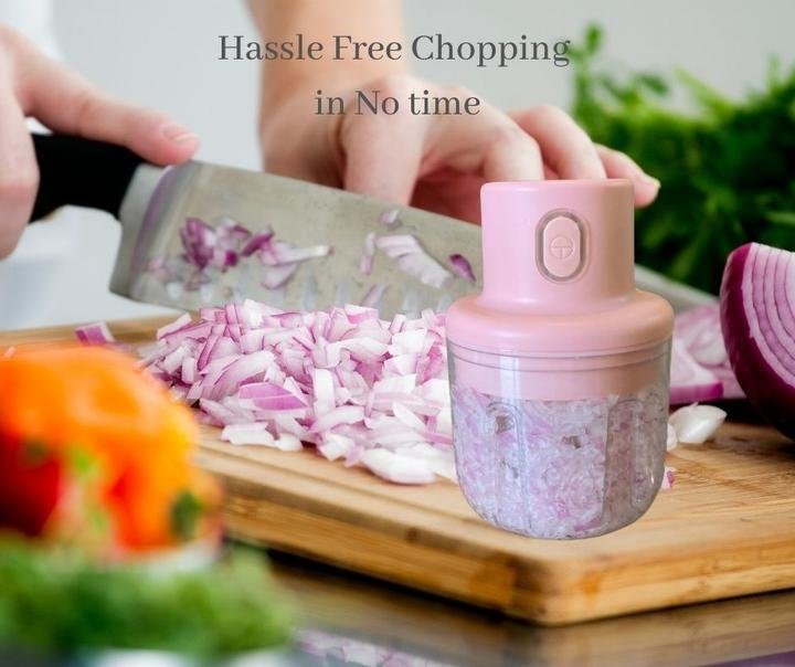 (Summer Hot Sale 48% OFF)Rechargeable Advanced Mini Chopper(Buy 3 Free Shipping&Get Extra 15% OFF)