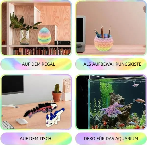 🏆Osterverkauf  - 6-Paket kleine mysteriöse Drachen-Eier