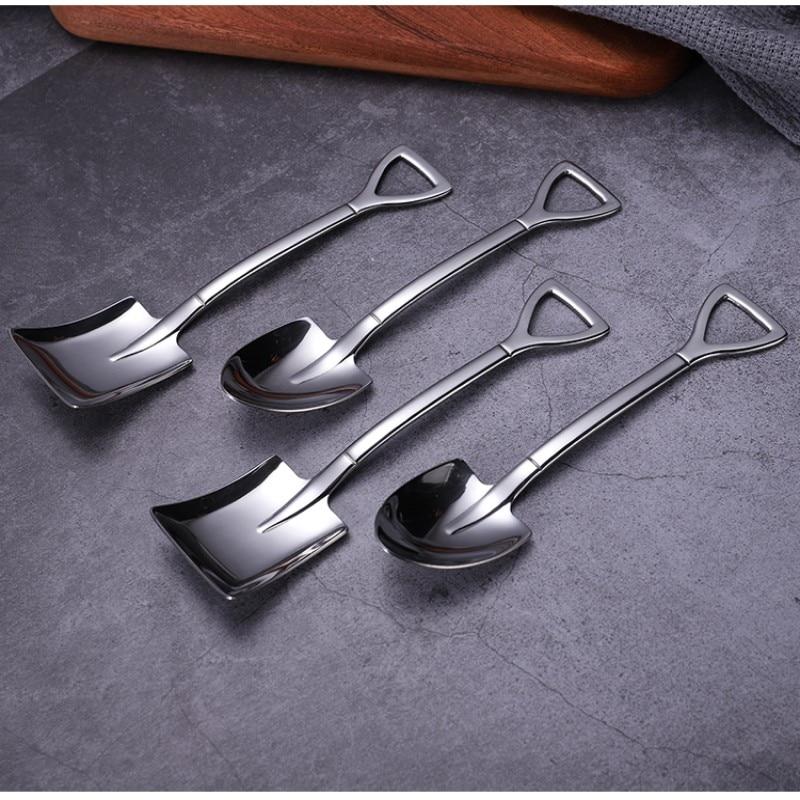 (Christmas Big Sale!- 50% OFF)Stainless Steel Shovel Spoon | 2PC Set