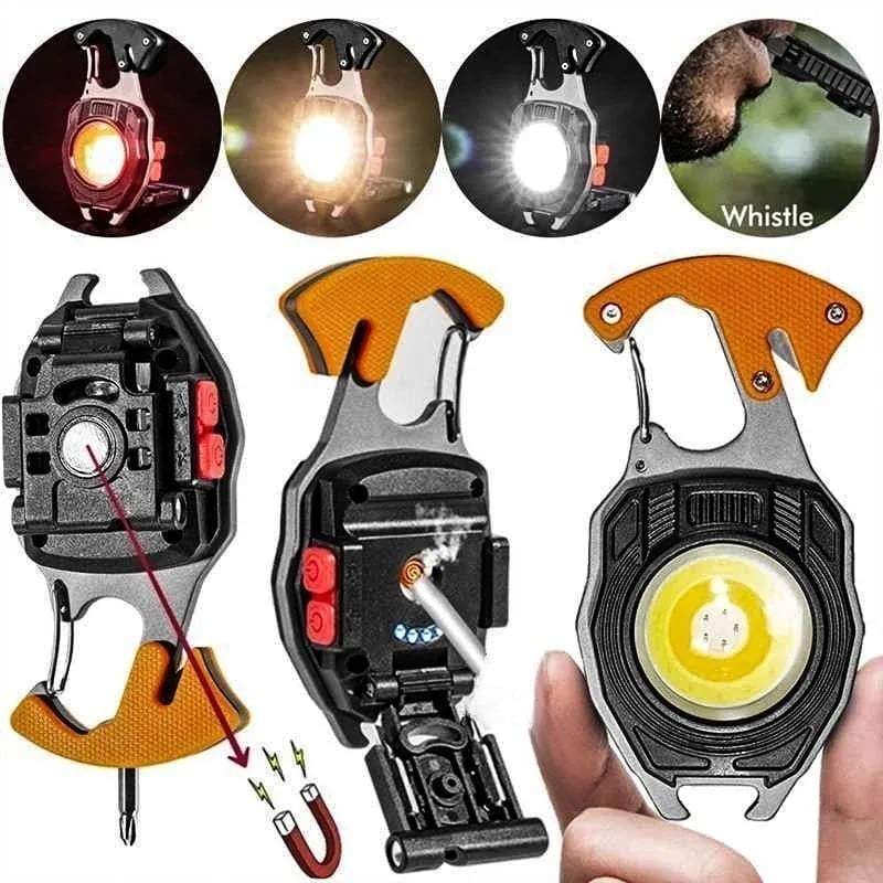 🔥Last Day Sale - 50% OFF🎁Multifunction Keychain Flashlight