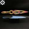 Metal Dull Blade Mystbloom Kunai 11'' Game Prop 3 Colors