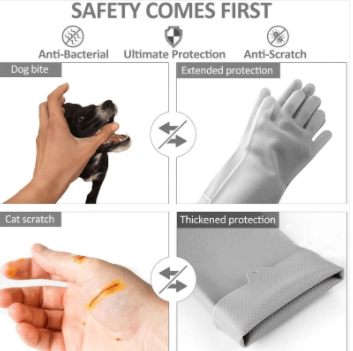 Christmas Hot Sale 49% OFF- Magic Pet Grooming Silicone Gloves-Buy 2 Get 10% OFF
