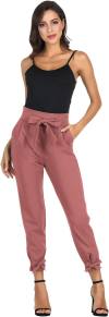 GRACE KARIN Womens Casual High Waist Pencil Pants with Bow-Knot Pockets for Work