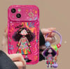 (🔥Last Day Promotion 50% OFF) Creative Graffiti Cute Girl Phone Case with Flip Mirror for iPhone - Buy 2 Free Shipping