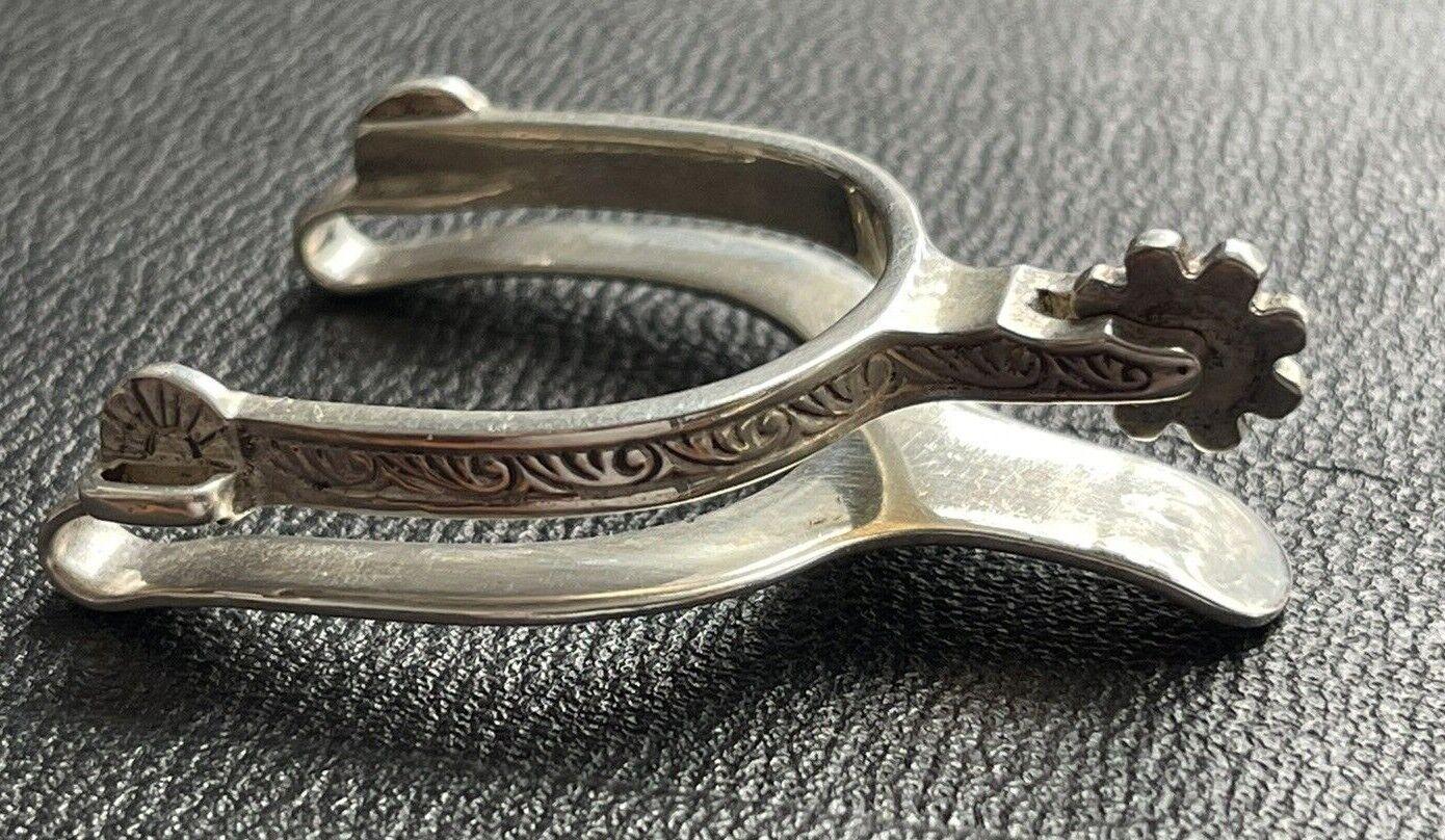 BUY 2 GET 1 Only Today🔥Vintage Western Spurs Sterling Silver Money Clip