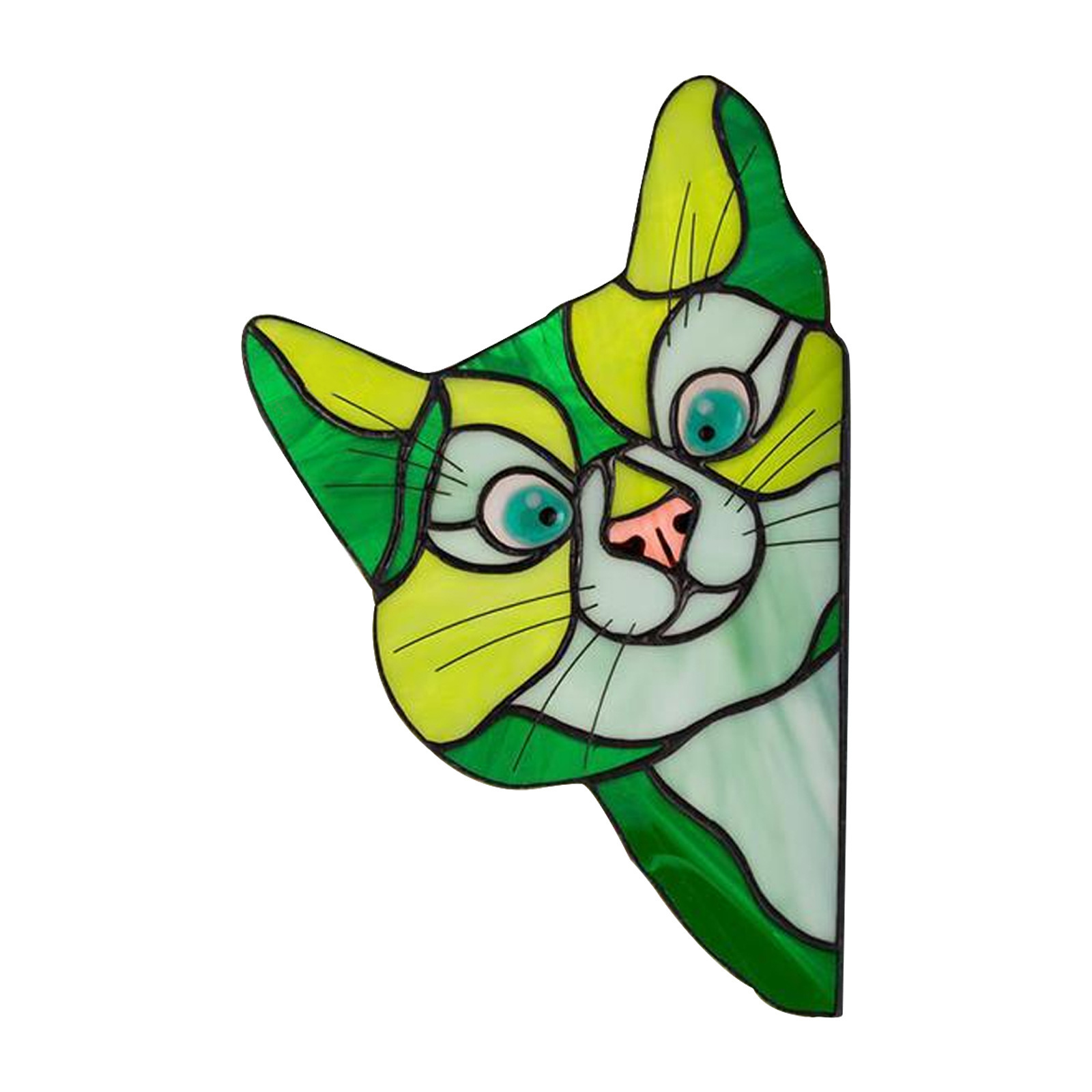 🔥Clear Stock Last Day 49% OFF🔥Handmade Stain Cat Suncatcher For Window-Buy 5 Get 5 Free -- 10 Pcs & Free Shipping