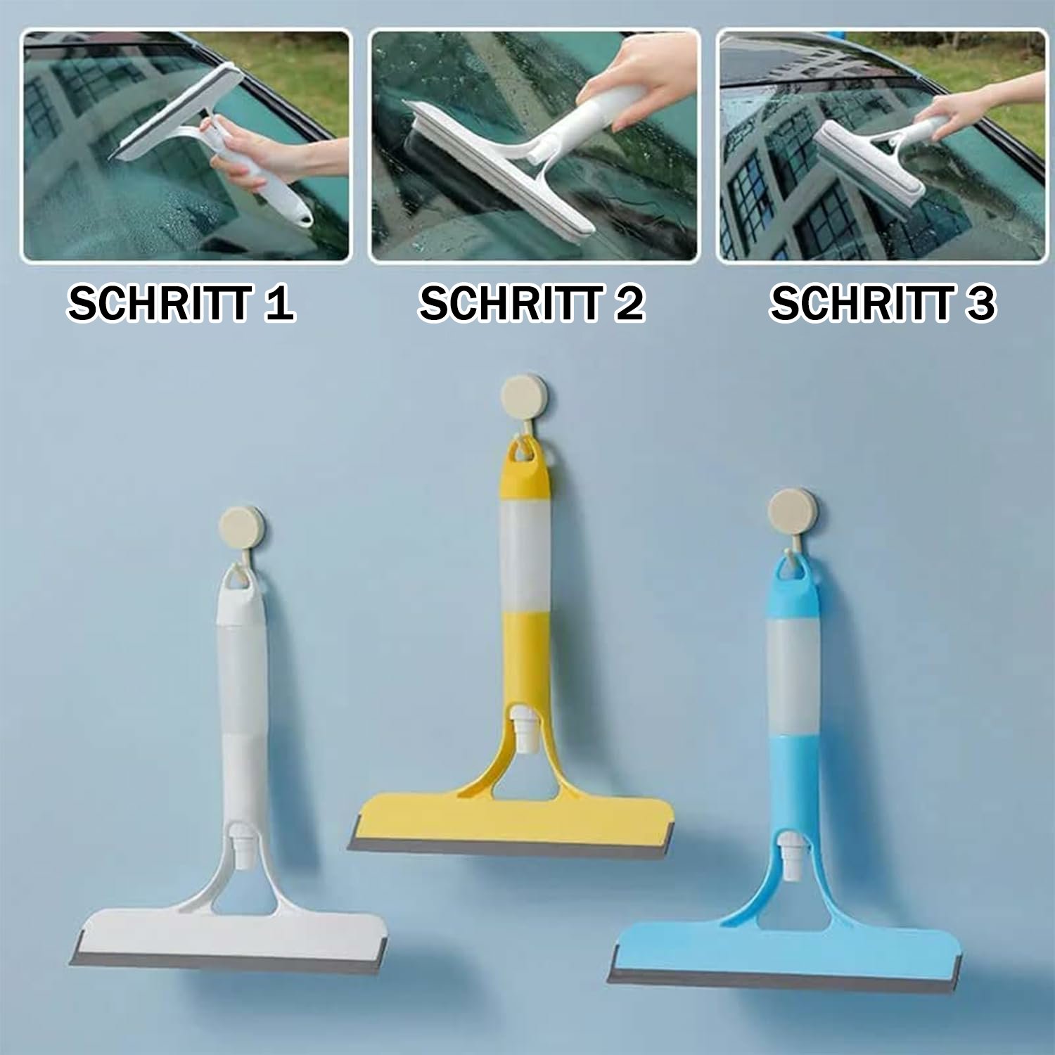 🔥Letzter Tag Kaufe 2, erhalte 1 gratis🔥3-in-1-Fensterreinigungsschaber