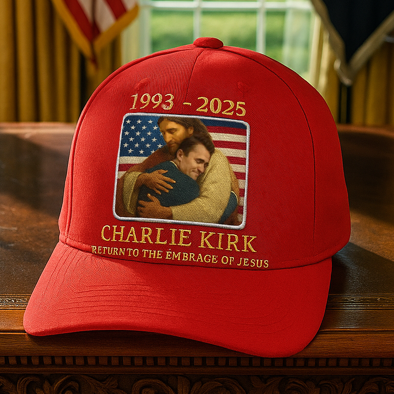 🕊️60% OFF For Charlie's Fans - 🎗️🙏Charlie Kirk Embrace Jesus Memorial Hat