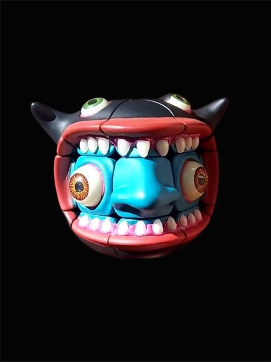 🎁TikTok Last Day Sale - 70% OFF👁️👹Artists Handmade Art Monster Sculpture Rubik's Cube Toys