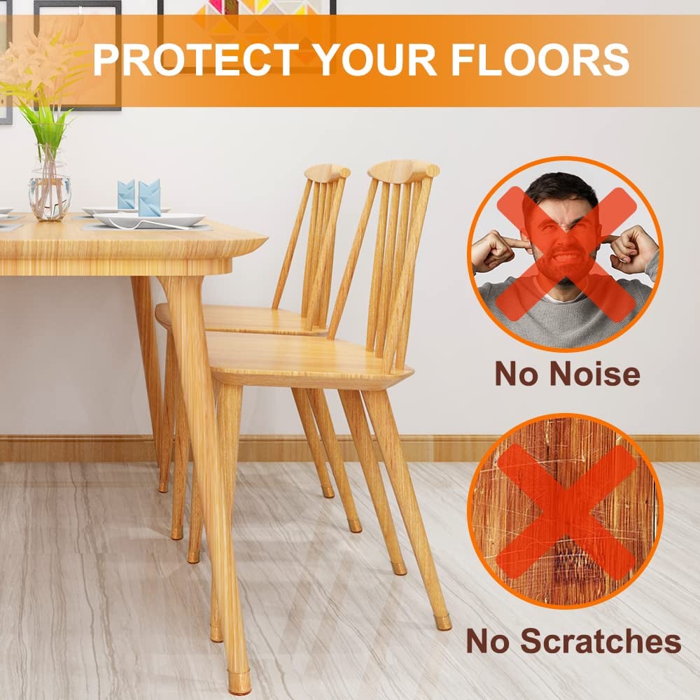 Silicone Chair Leg Floor Protectors