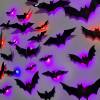 🦇12pcs/set 3D Bat Design LED Decoration