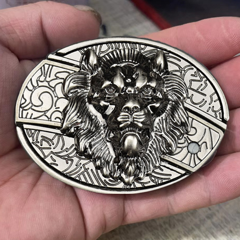 🎅Last Day Sale 50% OFF🌲Fashion Punk Genuine Leather Belt With Knife