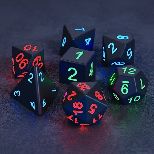 (🎄Early Christmas Sale - 48% OFF) DND Dice Rechargeable with Charging Box(7 PCS)