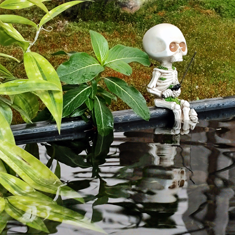 🔥Last Day Promotion - 60% OFF🎁👻🎣💀FISHING SKELETON GARDEN ACCESSORY