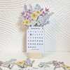 (🌲Early Christmas Sale- 50% OFF) 2024 Bloomy Flowers Desk Calendar