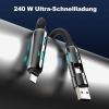 🔥DIREKTVERKAUF AB WERK⏰4-in-1-USB-Ladekabel, Schnellladung MAX 60 W