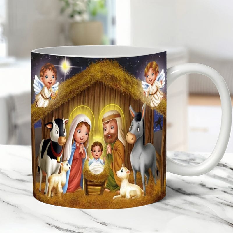🌲Early Christmas Sale 70%🎁Christian Print Mug