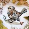 🎄Christmas Sale - 70% OFF🎁American DIY Handicrafts--Flower Winter Bird Cross Stitch Kit