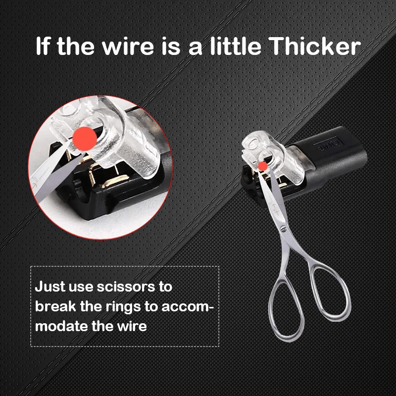 🍥Double-wire Plug-in Connector With Locking Buckle🎉