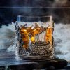 ⏰50% OFF ONLY TODAY🔥Handcrafted  Viking Metal Base Whiskey Glasses