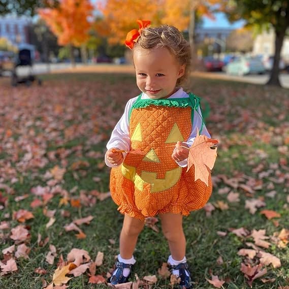 🔥Last Day Promotion 50% OFF🔥Halloween Ruffle Pumpkin Bodysuit⚡BUY 2 FREE SHIPPING