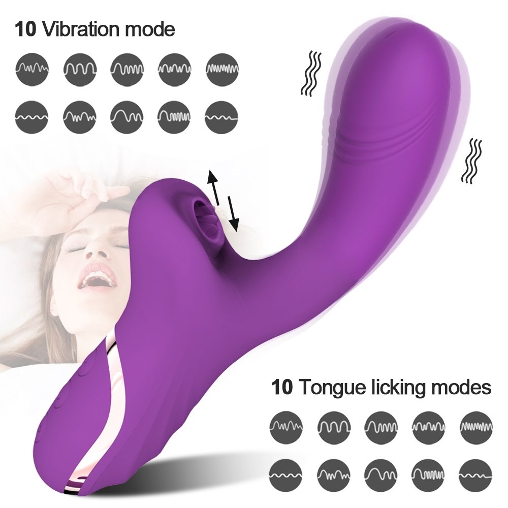 SHEMESIX - Female Masturbation Vibrator - Sucking Licking Heat Insertion Vibrator