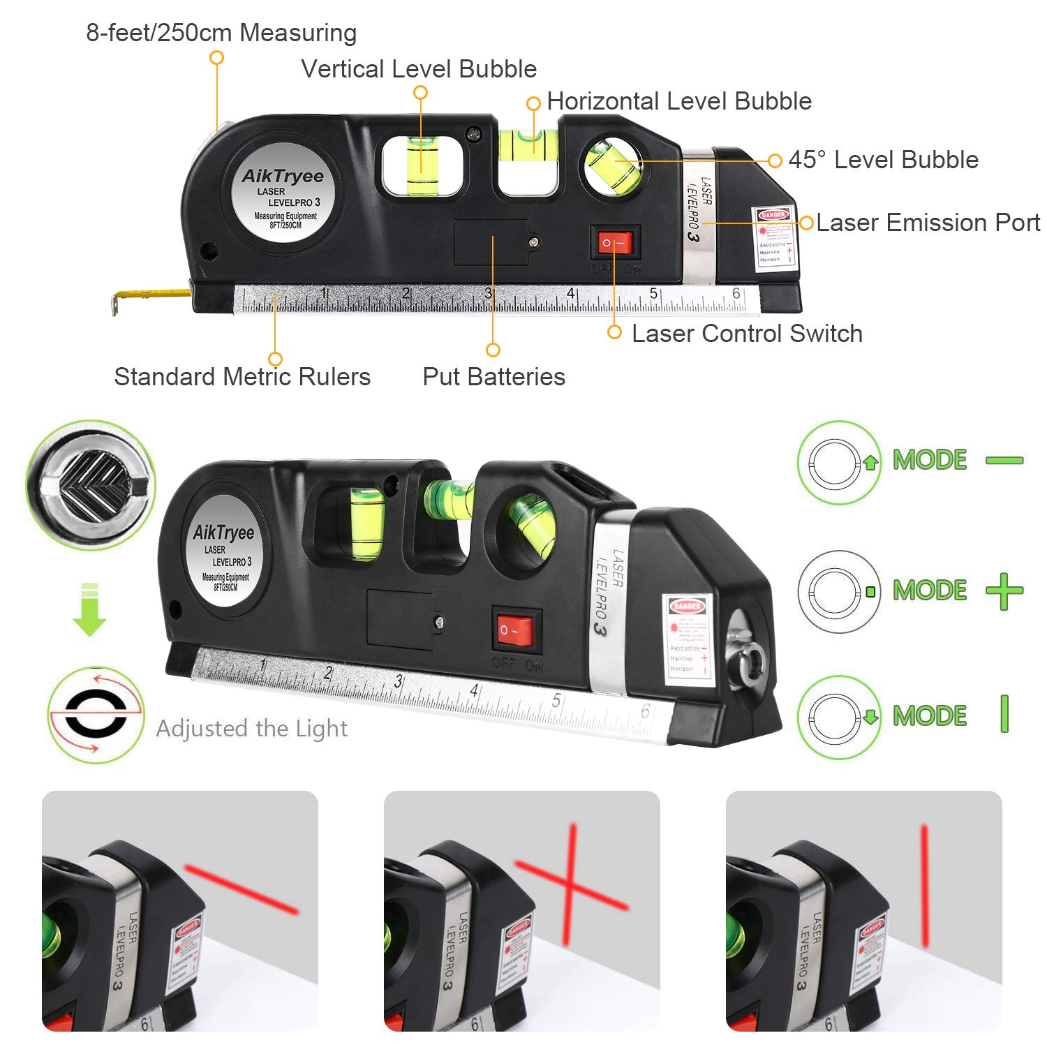 (🌲Early Christmas Sale- SAVE 48% OFF)Laser Level Line Tool(BUY 2 GET FREE SHIPPING)