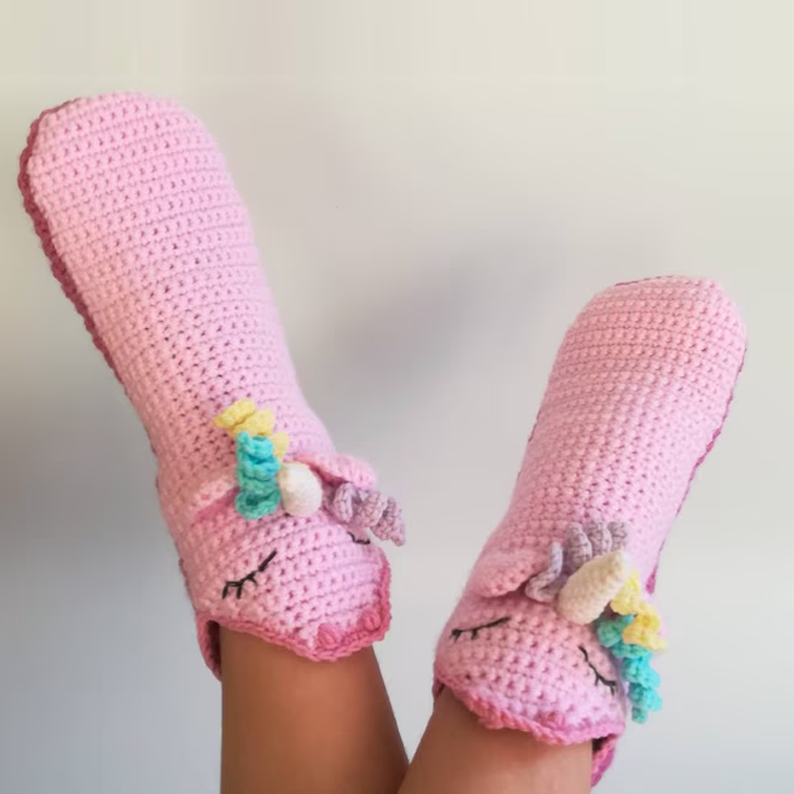 Crochet Chicken Socks