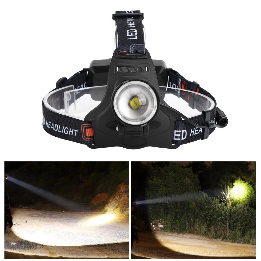 ⏰LAST DAY SALE 50% OFF💥Super Bright Rechargeable Zoom Headlamp