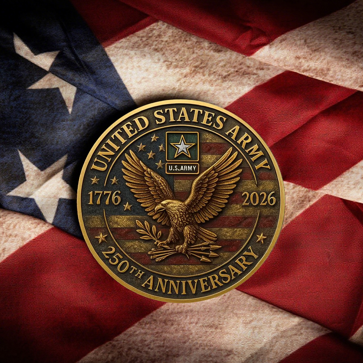 U.S. Army 250th Anniversary Commemorative Coin
