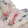 Front Zipper Wireless Flower Bra