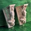 Mermaid and Merman Corbels